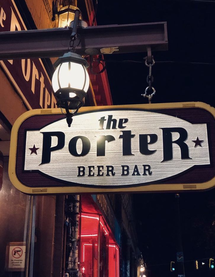 Photo of The Porter Beer Bar sign